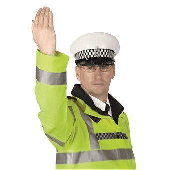 Police: Proceed for traffic from the side