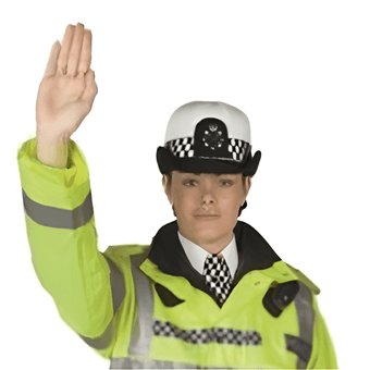 Police: Stop for traffic from the front