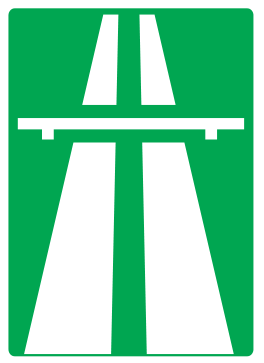 Start of motorway